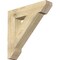 Ekena Millwork Traditional Slat Rough Sawn Bracket, Douglas Fir, 6"W x 30"D x 30"H BKT06X30X30TRA06RDF - alternate 1
